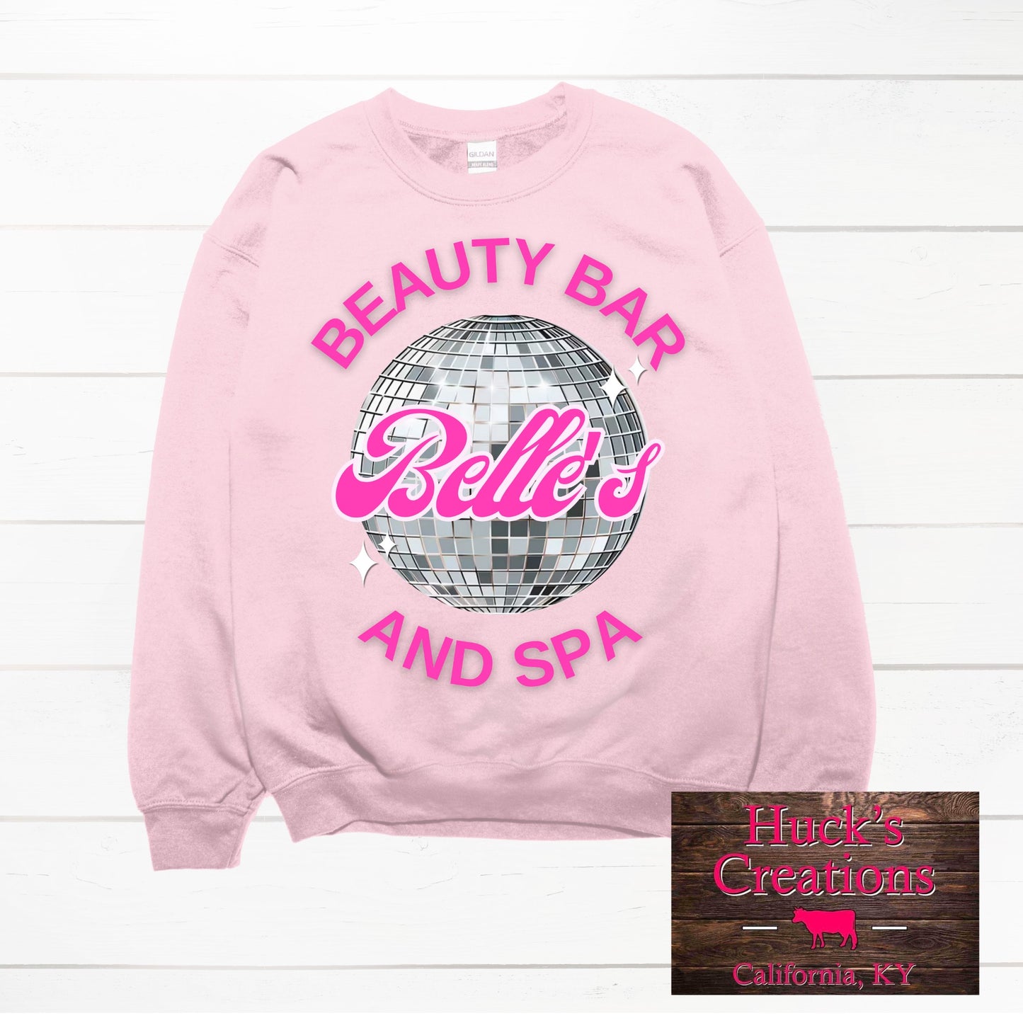 Belle's Beauty Bar & Spa Pink Apparel